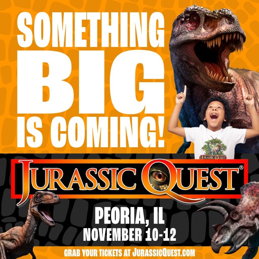 Jurassic Quest Discover Peoria, IL