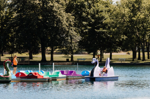 Paddle Boat on the Lagoon