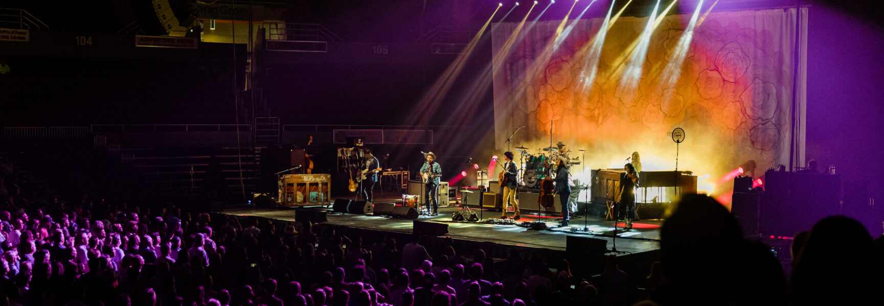 Avett Brothers performing at the Peoria Civic Center
