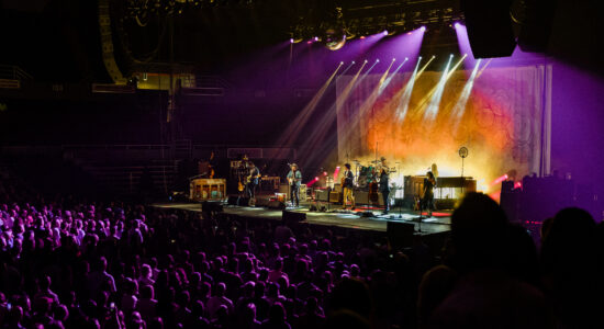 Avett Brothers performing at the Peoria Civic Center